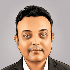 Caricature of Bharat